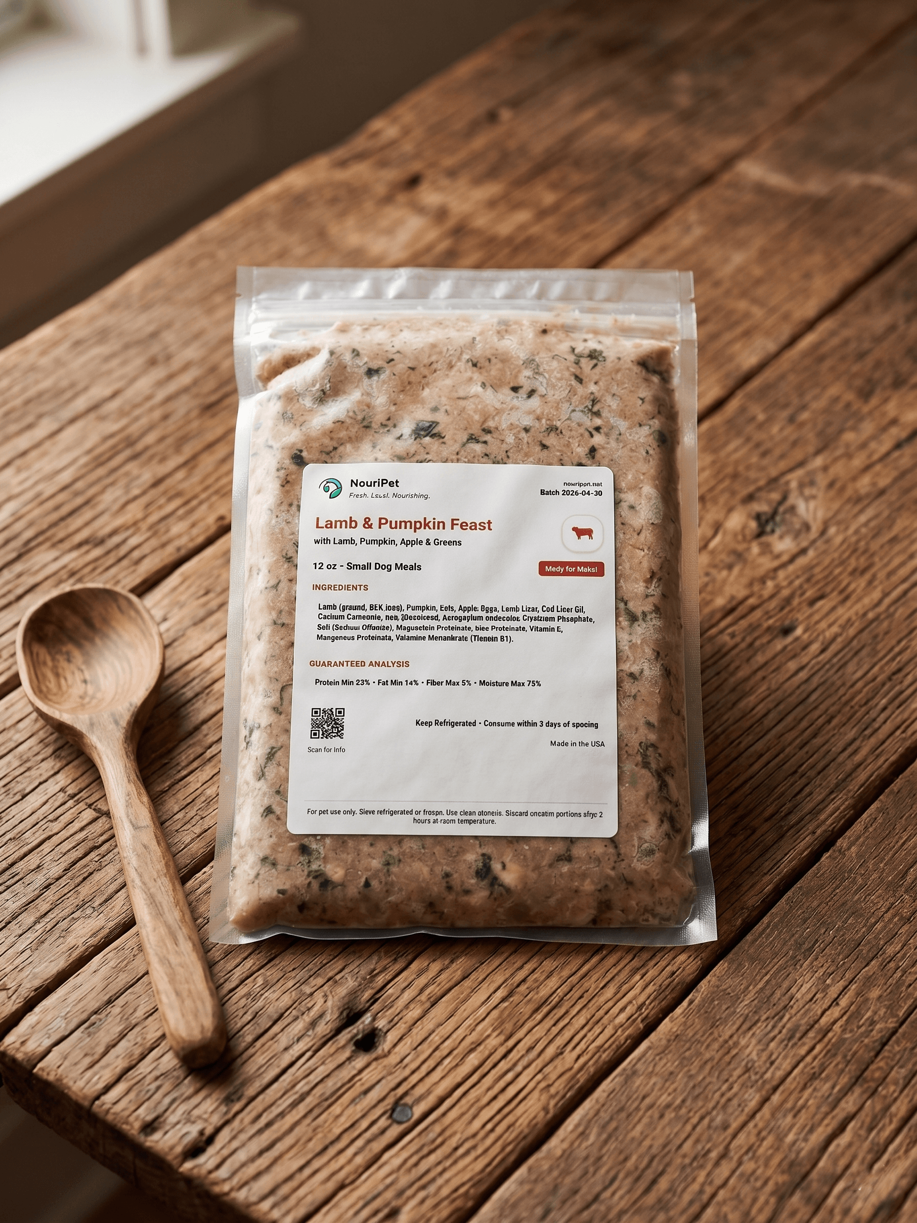 Lamb & Pumpkin Feast pouch